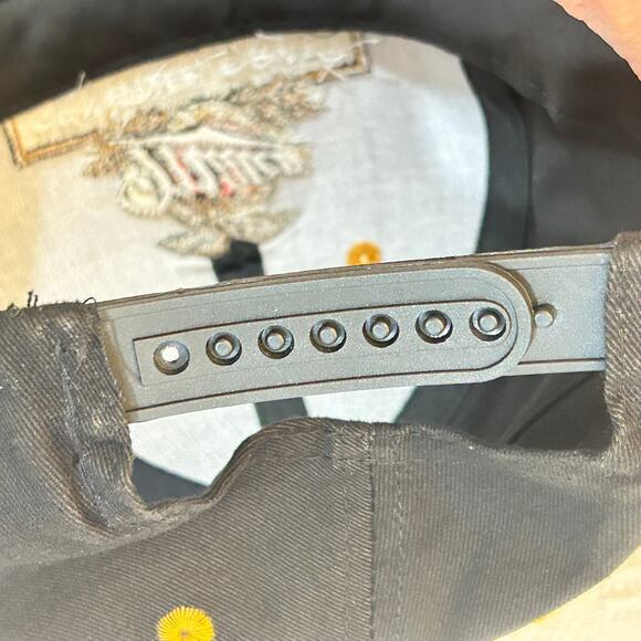 Miller Genuine Draft Snapback Hat Pigskin Suede Brim Logo Masters - Picture 10 of 10